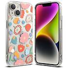 Ringke Fusion Design Armored Case Cover with Gel Frame for iPhone 14 Pro Max Transparent (Floral) (FD645E31)