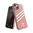 Adidas iPhone 14 3 Stripes Snap Case Alligator Pink