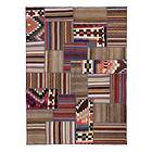 Arkiio Persisk Patchworkmatta Shiraz/Azerbajdzjan Flerfärgad 146x203cm