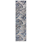 Flair Rugs Luggmatta Marbled 60X230 Navy 503119371435