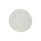 Vind Ullmatta Dahlia Rund ø200 cm Wool 200*200- -Round-White 15721-557