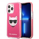 Karl Lagerfeld iPhone 13 Pro Choupette Fuchsia KLHCP13LTPECPI