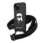 Karl Lagerfeld KLHCP14MSTKMK iPhone 14 Plus Monogram Ikonik Patch