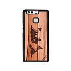 Huawei SmartWoods Case Coque Wood Map P9