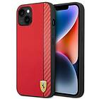 Ferrari FEHCP14SAXRE iPhone 14 6.1 czerwony/red hardcase Carbon