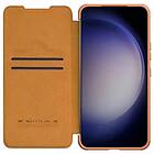 Nillkin Qin Pro Samsung flipcase S23 Galaxy Brun