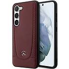 Galaxy Mercedes MEHCS23MARMRE S23+ S916 czerwony/red hardcase Leather Urban Bengale