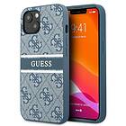 Guess iPhone 13 Mini Printed Stripe Blå 4G