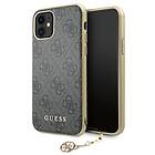 Guess GUHCN61GF4GGR iPhone 11 6.1 / Xr grey/szary hard case 4G Charms Collection