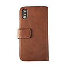 Rusk Rvelon Rv Iphone X/XS Brown Plånboksfodral Genuint Läder Brun