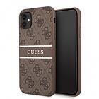 Guess iPhone GUHCN614GDBR 11 4G Brun Stripe