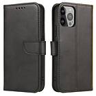 A-One Brand Magnet Case for Xiaomi 13 Realme 10 Plånboksfodral Pro flip cover Svart with wallet stand black