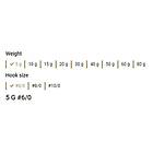 Westin Roundup Hd Jig Head 50 Units 5g / 6/0