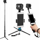 Telesin Tripod Selfiepinne GoPro med Mobilhållare Aluminium 200-900mm