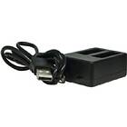Xrec Dual USB Charger for AHDBT-501/GoPro HERO 7 6 5 BLACK