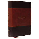 Thomas Nelson: KJV, The King James Study Bible, Leathersoft, Brown, Red Letter, Full-Color Edition