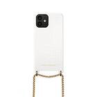 iDeal of Sweden Lilou Mobilhalsband White Croco iPhone 12 /12P