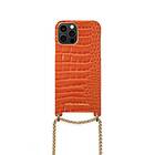 iDeal of Sweden Lilou Mobilhalsband Orange Croco iPhone 12 PRO MAX