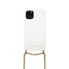 iDeal of Sweden Lilou Mobilhalsband White Croco iPhone 11P/XS/X