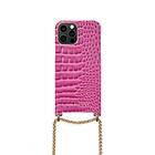 iDeal of Sweden Lilou Mobilhalsband Fuchsia Croco iPhone 12PRO MAX