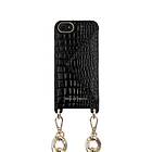 iDeal of Sweden Mobilhalsband iPhone 8/7/6/6S/SE Neo Noir Croco