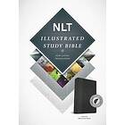 : NLT Illustrated Study Bible Tutone Black/Onyx, Indexed