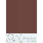 Creativ Company Paper Line Papper A4 180g Toffee 10 Blad