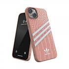 Adidas iPhone 14 Plus 3 Stripes Snap Case Alligator Pink