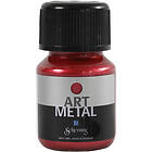 Schjerning Art Metal Akrylfärg Lavaröd 30ml