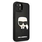 Karl Lagerfeld KLHCP14MKH3DBK iPhone 14 Plus 3D Rubber `s Head