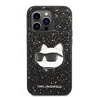 Karl Lagerfeld iPhone 14 Pro Glitter Choupette Patch