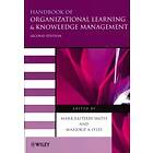 M Easterby-Smith: Handbook of Organizational Learning and Knowledge Management 2e