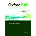 : Oxford EAP: Advanced/C1: Teacher's Book, DVD and Audio CD Pack