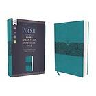 Zondervan: NASB, Super Giant Print Reference Bible, Leathersoft, Teal, Red Lette
