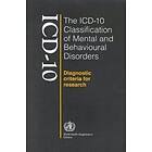 World Health Organization: The ICD-10 classification of mental and behavioural disorders