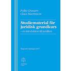 Folke Grauers, Claes Martinson: Studiematerial för juridisk grundkurs en introduktion till juridiken