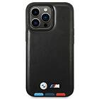 BMW iPhone BMHCP14L22PTDK 14 Pro Leather Stamp Tricolor