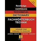Robert Dimand: German Technical Dictionary (Volume 1)