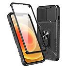 MTK iPhone 14 Cover Tpu Pc Kickstand Case Gl Black