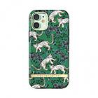 Richmond & Finch iPhone 12 Mini Green Coque Leopard de