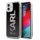 Karl Lagerfeld iPhone 12 mini Logo Glitter KLHCP12SKLMLBK