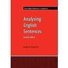 Andrew Radford: Analysing English Sentences
