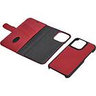 PRO iPhone 12/12 leather wallet detachable Red