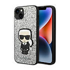 Karl Lagerfeld iPhone 14 Glitter Flakes Ikonik KLHCP14SGFKPG