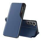 Ruhtel Ruhtel Eco Läder View Fodral Galaxy S22 Plus - Blå