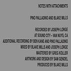 Palladino & Blake Mills Notes With Attachments LP