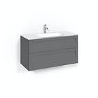 Macro Design Tvättställsskåp Crown Shape Med Glastvättställ Kom 100x45 Ant Sh G 