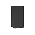 Temal Tvättskåp med Tvättkorg dörr höjd 130 cm svart PRC4060130V2902
