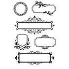 Creativ Company Clear Stamps - Ramar med Ornament 11x15,5cm