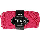 Creativ Company Bomullsgarn - L: 80-85m Cerise Maxi 50g